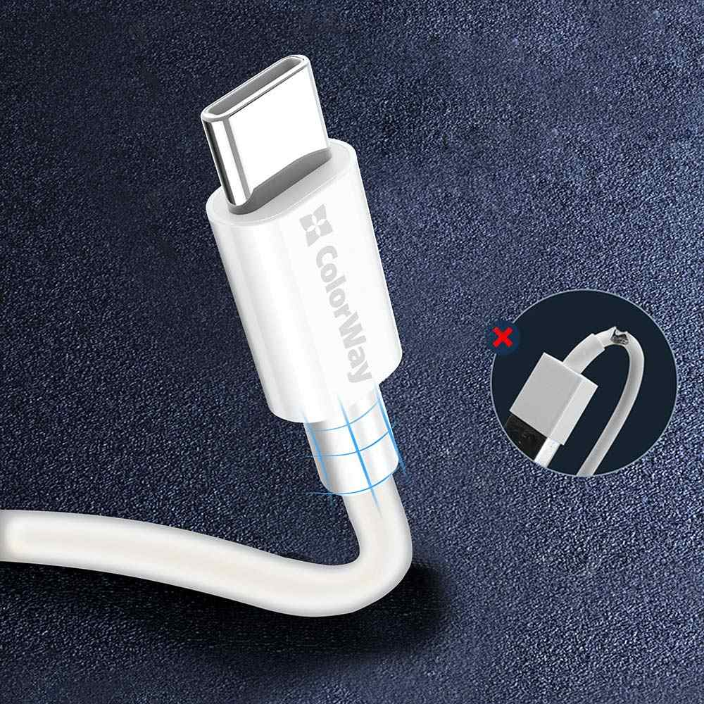 Зовнішній вигляд Кабель COLORWAY Type-C - Lightning 1м White (CW-CBPDCL032-WH)