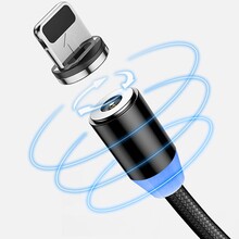 Кабель COLORWAY USB-Lightn+MicroUSB+Type-C 1м Black (CW-CBUU020-BK)