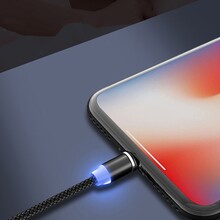 Кабель COLORWAY USB-Lightn+MicroUSB+Type-C 1м Black (CW-CBUU020-BK)