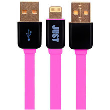 Кабель JUST Rainbow Lightning USB Cable 1.2 м Pink (LGTNG-RNBW-PNK)