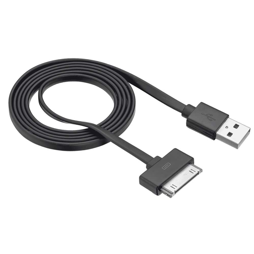 Фото 4 Кабель TRUST URBAN Flat Cable Apple 30-pin 1m