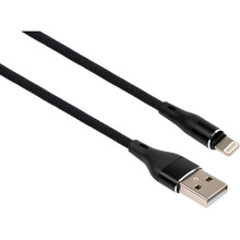 Кабель VINGA USB - Lightning 1 м Black (VCPDCLCANB1BK)