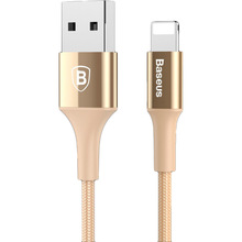 Кабель BASEUS Shining USB - Lightning 2А 1 м Gold (12738)