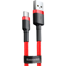 Кабель BASEUS Cafule USB - USB Type-C 2A 3 м Red (23461)