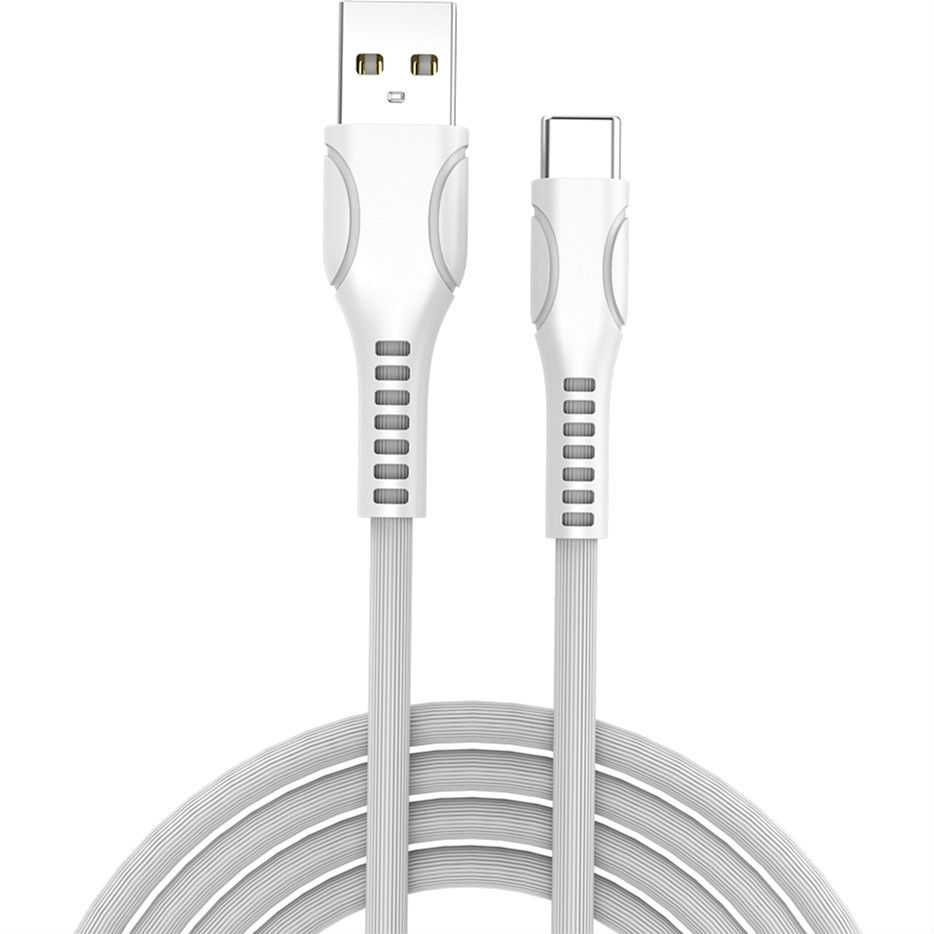 Кабель COLORWAY USB Type-C 2.4 А 1 м White (CW-CBUC029-WH) Тип USB - USB Type-С