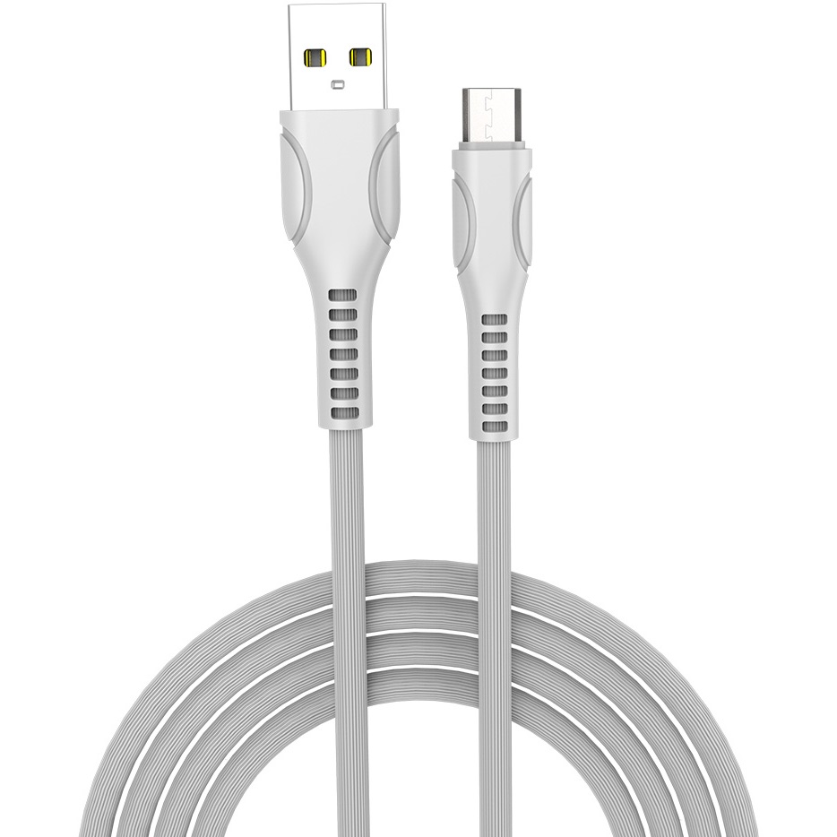 Кабель COLORWAY USB MicroUSB 2.4 А 1 м White (CW-CBUM028-WH)