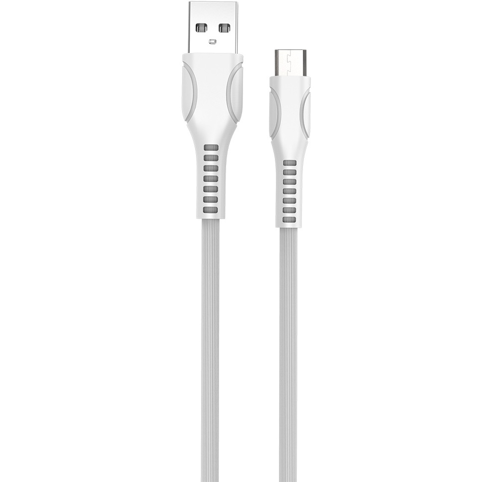 Кабель COLORWAY USB MicroUSB 2.4 А 1 м White (CW-CBUM028-WH) Тип USB - micro-USB