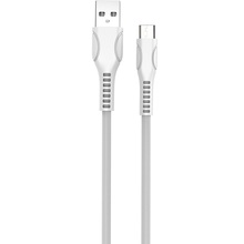 Кабель COLORWAY USB MicroUSB 2.4 А 1 м White (CW-CBUM028-WH)