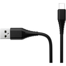 Кабель COLORWAY USB - MicroUSB 2.4 А 1 м Black (CW-CBUM025-BK)