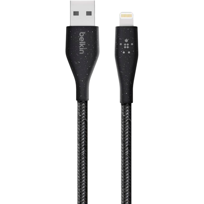 

Кабель BELKIN DuraTek Plus USB - Lightning 3 м Black (F8J236BT10-BLK), DuraTek Plus Lightning - USB-A, 3m, black