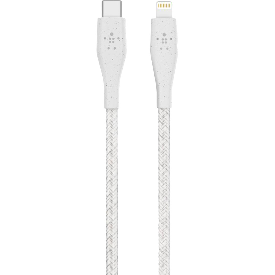 

Кабель BELKIN DuraTek Plus USB Type-C - Lightning 1.2 White (F8J243BT04-WHT), DuraTek Plus USB-C - Lightning, 1.2m, white