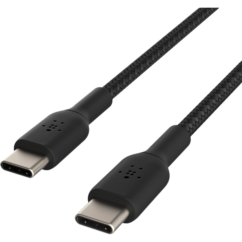 Кабель BELKIN Braided USB Type-C - USB Type-C 1 м Black (CAB004BT1MBK) Тип USB Type-С - USB Type-С