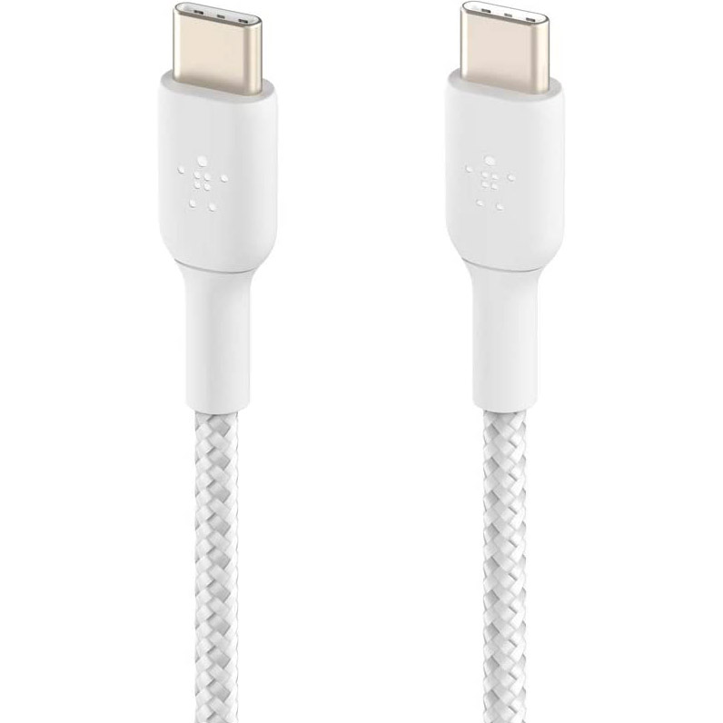 

Кабель BELKIN USB Type-C - USB Type-C BRAIDED 1 м White (CAB004BT1MWH), USB-С - USB-С, BRAIDED, 1m, white