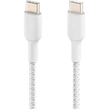 Кабель BELKIN USB Type-C - USB Type-C BRAIDED 1 м White (CAB004BT1MWH)