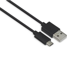 Кабель KIT Micro USB data/Charge 1m, Black (8600USBDATKT)