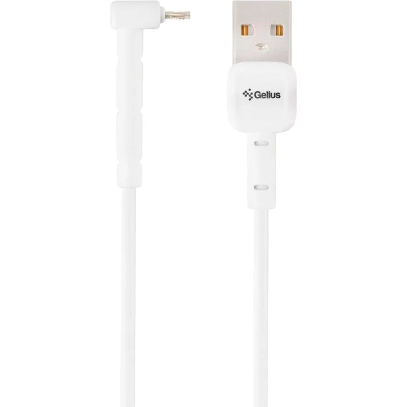 

Кабель GELIUS Pro Angle USB - Micro-USB 1 м White (74853), Pro Angle MicroUSB White