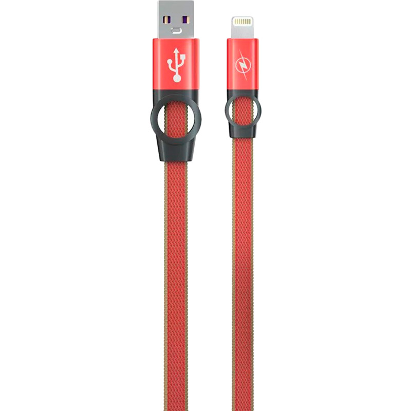 

Кабель GELIUS Pro Flexible 2 USB - Lightning Red 1 м (GP-UC07i), Pro Flexible 2 GP-UC07i iPhone X Red