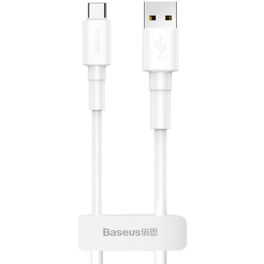

Кабель BASEUS Mini Cable USB - USB Type-C 3A 1 м White (23478), Mini White Type-C Cable 3A (1m), white