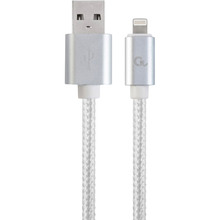 Кабель CABLEXPERT USB - Lightning 1.8 м Silver (CCB-mUSB2B-AMLM-6-S)