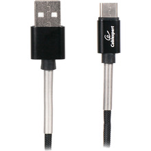 Кабель CABLEXPERT USB - USB Type-C 1 м Black (CCPB-C-USB-06BK)