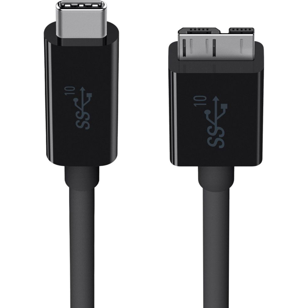 Кабель BELKIN USB 3.1 (CM/microB) 1.0 м, Black (F2CU031bt1M-BLK) Тип USB Type-С - micro-USB