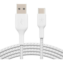 Кабель BELKIN USB - USB Type-С Braided 2 м White (CAB002BT2MWH)