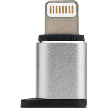 Перехідник REMAX Visual MicroUSB to Lightning (RA-USB2-SILVER)