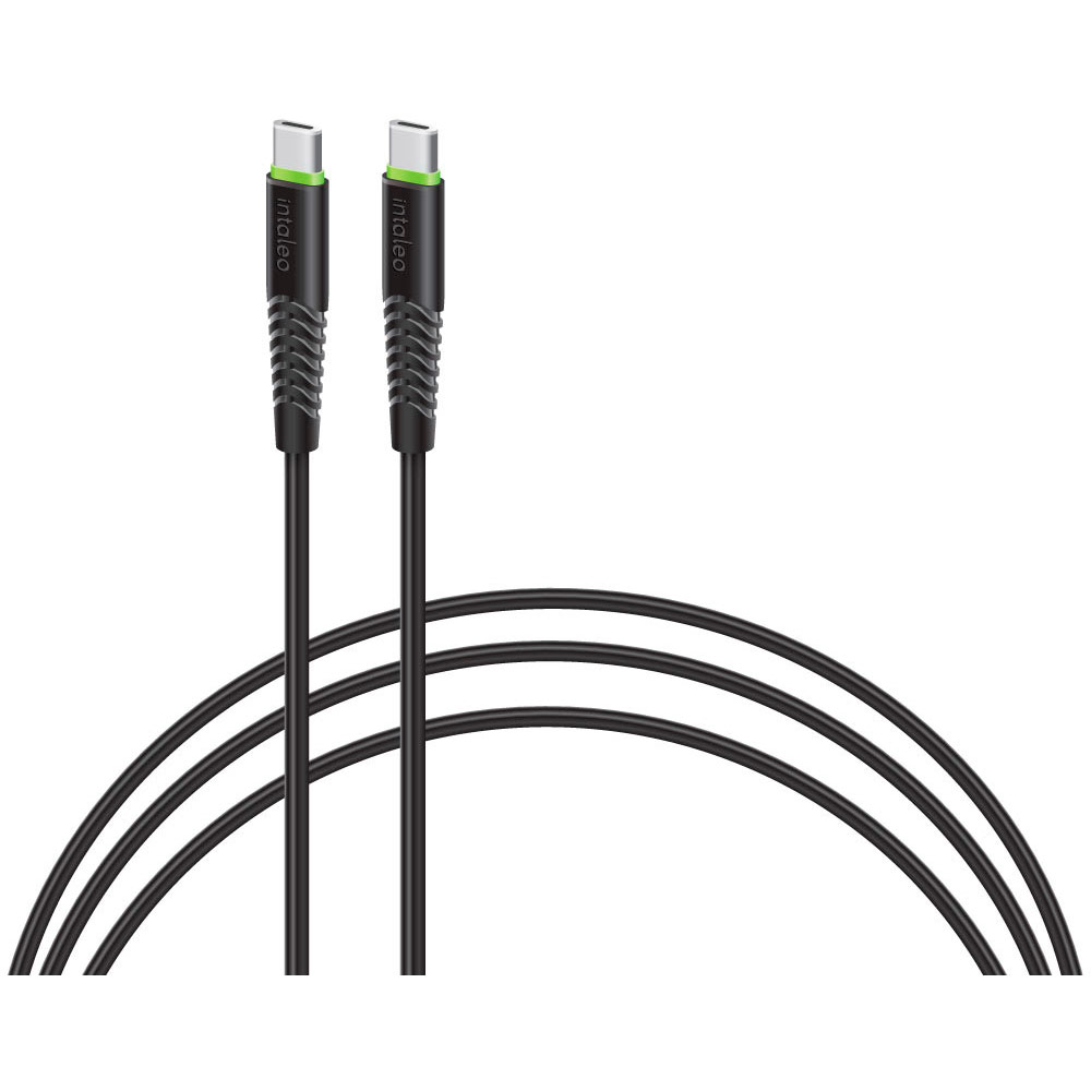 

Кабель INTALEO Type-C to Type-C 1.2 м 18W CBFLEXTT1 (1283126504082), Type-C to Type-C 1,2м 18W, чорний (CBFLEXTT1)