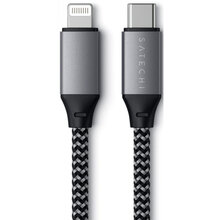 Кабель SATECHI USB-C - Lightning Space Gray (25 cm) (ST-TCL10M)