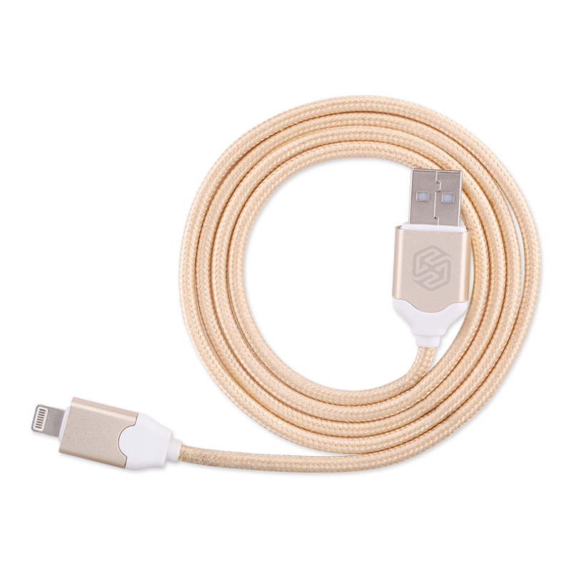 Кабель NILLKIN Aurora USB - Lightning 1м (Gold) Длина 1