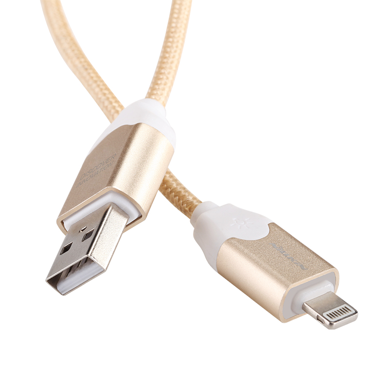 Фото 4 Кабель NILLKIN Aurora USB - Lightning 1м (Gold)