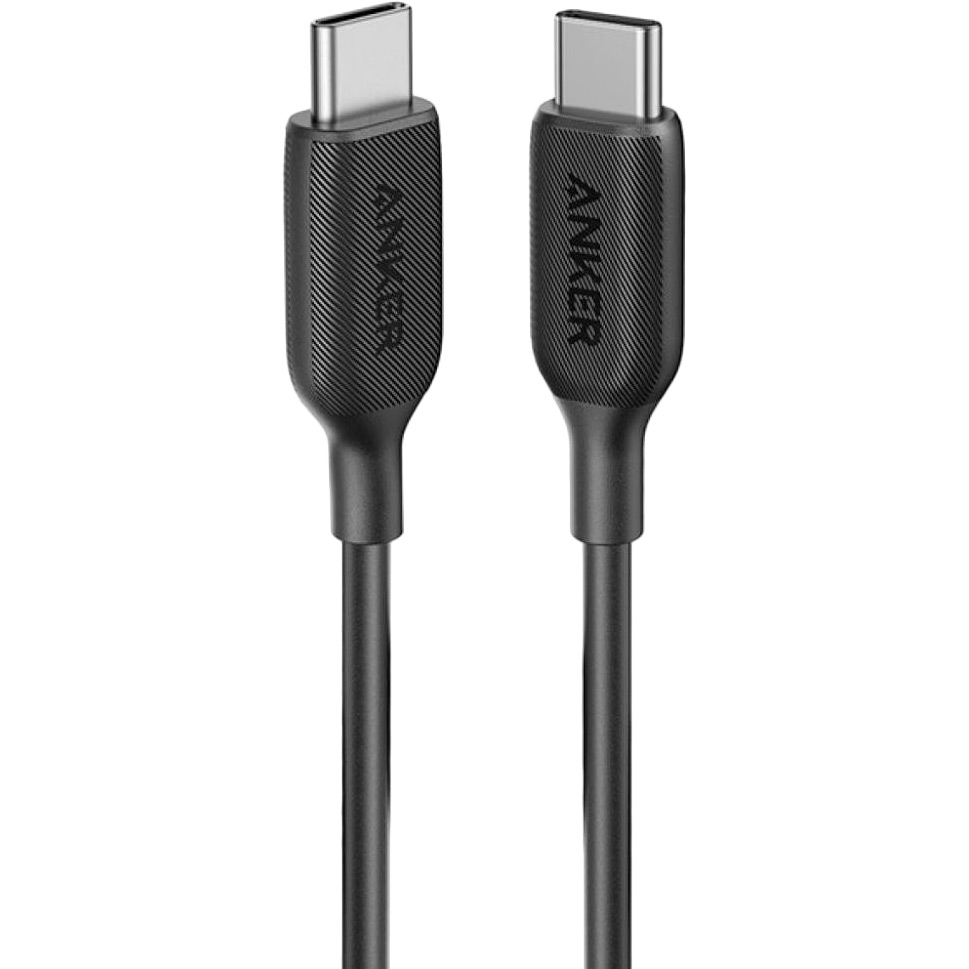 

Кабель ANKER Powerline III USB Type-C - USB Type-C 0.9 м Black (A8852H11), Powerline III USB-C to USB-C 2.0 - 0.9м
