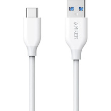 Кабель ANKER Powerline Select+ USB - USB Type-C 0.9 м White (A8022H21)