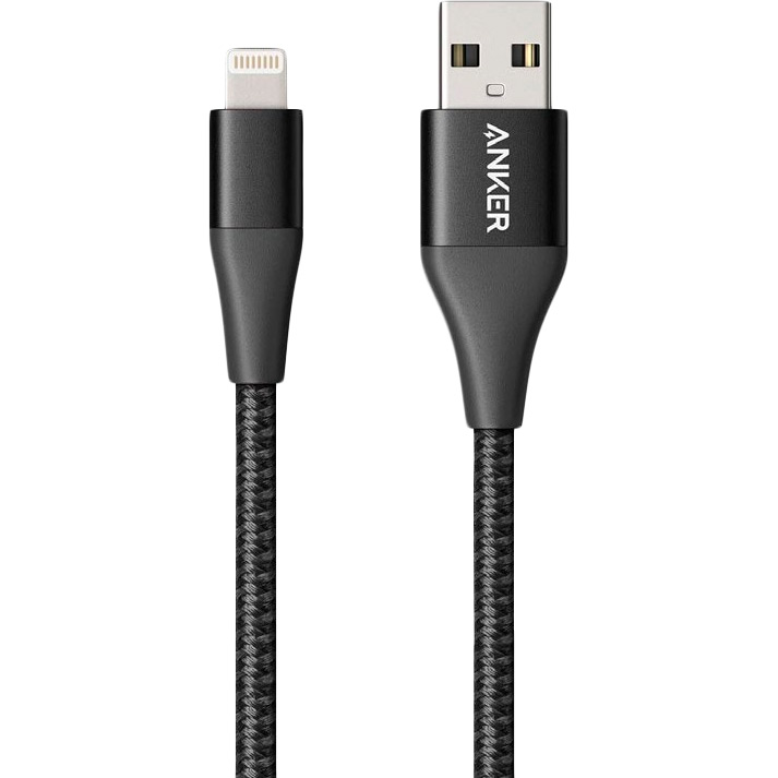 

Кабель ANKER Powerline+ II USB - Lightning 0.9 м Black (A8452H11), Powerline+ II Lightning - 0.9м