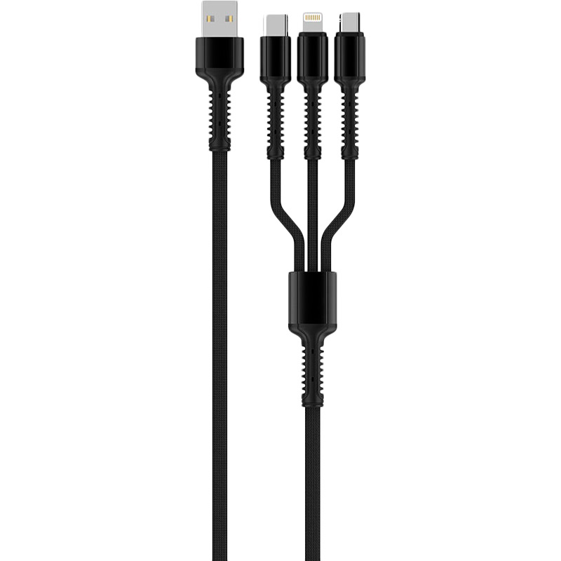 

Кабель COLORWAY USB - Lightning/micro-USB/USB Type-C 1.2 м Grey (CW-CBU3003-GR), Lightning+MicroUSB+Type-C 1.2м Grey(CW-CBU3003-GR)