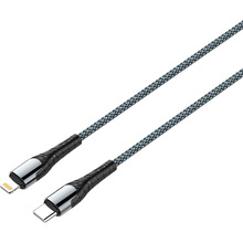 Кабель COLORWAY USB Type-C - Lightning 1 м Grey (CW-CBPDCL033-GR)