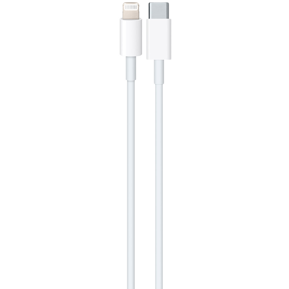 

Кабель APPLE Lightning - USB Type-C 1m White (MX0K2ZM/A), Lightning to USB-C 1m White