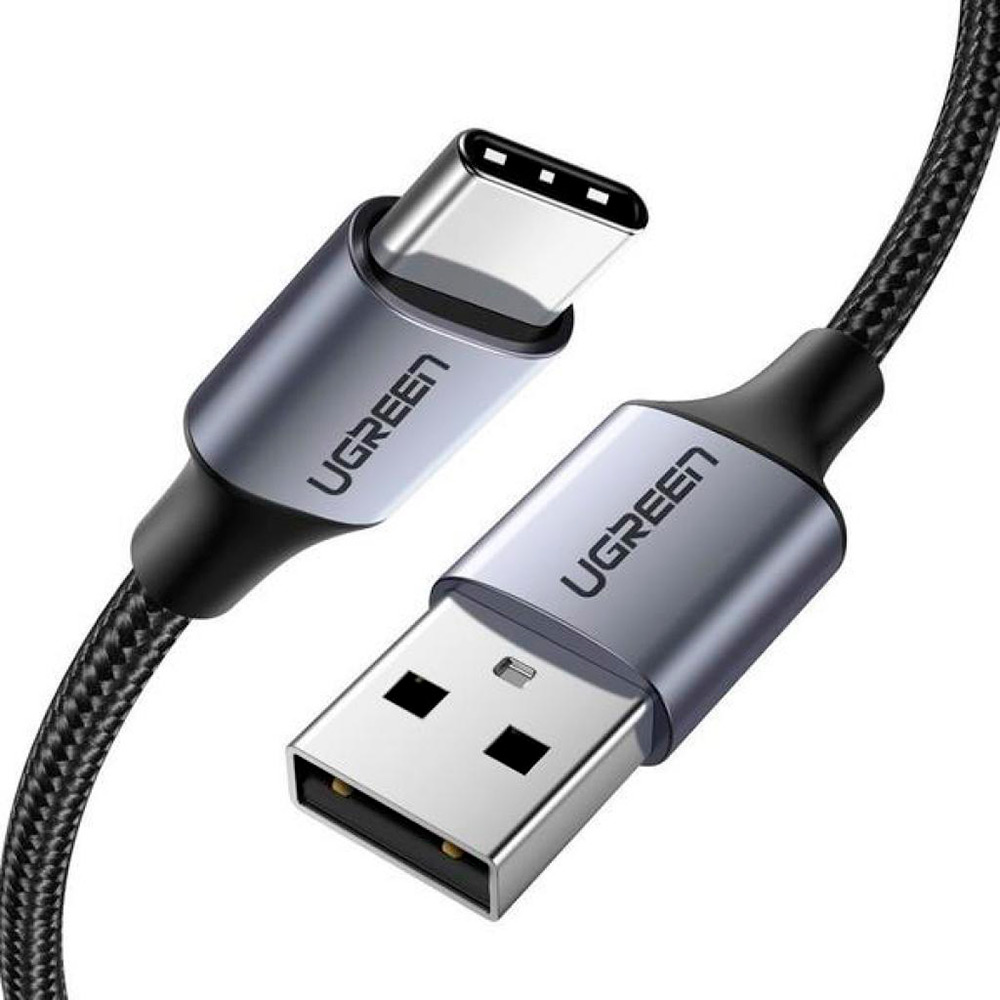 

Кабель UGREEN US288 USB - USB Type-C 2 м Black (60128), US288 USB - Type-C Cable Aluminum Braid 2м