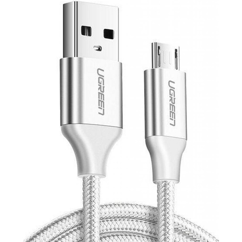 Кабель UGREEN US290 USB - micro-USB 1 м White (60151)