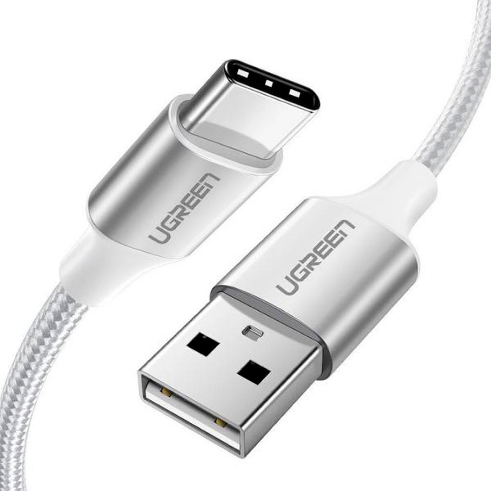 Кабель UGREEN US288 USB - USB Type-C 1 м White (60131)