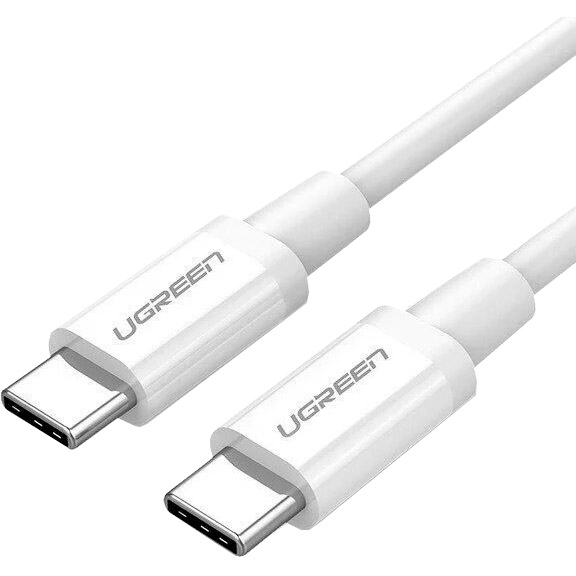 Кабель UGREEN US264 USB Type-С - USB Type-С White 1 м (60518)