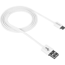 Кабель CANYON UM-1 Micro USB cable, 1M, White (CNE-USBM1W)