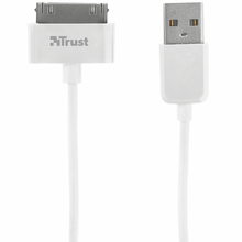 Кабель TRUST 30-pin cable for Apple 1м White (20371)