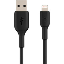 Кабель BELKIN USB-A - Lightning PVC 1 м Black (CAA001BT1MBK)