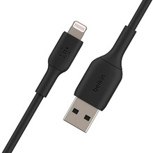 Кабель BELKIN USB-A - Lightning PVC 1 м Black (CAA001BT1MBK)