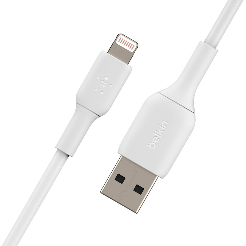 Кабель BELKIN USB-A - Lightning PVC 1 м White (CAA001BT1MWH) Довжина 1