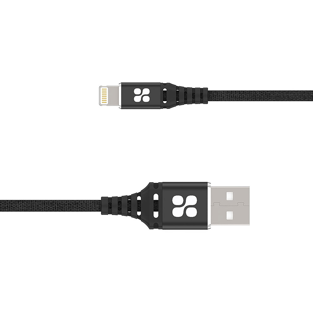 Кабель Promate NerveLink-I USB - Lightning 1.2 м Black (nervelink-i.black)