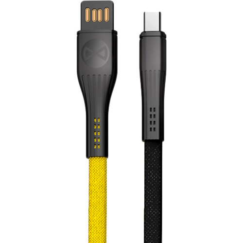 

Кабель FOREVER Core Extreme USB - USB Type-С 1 м Black/Yellow (GSM093550), Core Extreme USB - USB-C 1,0 m 3A