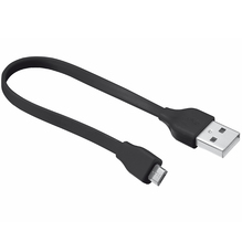 Кабель TRUST URBAN FLAT MICRO-USB CABLE 20cm Black (20139)