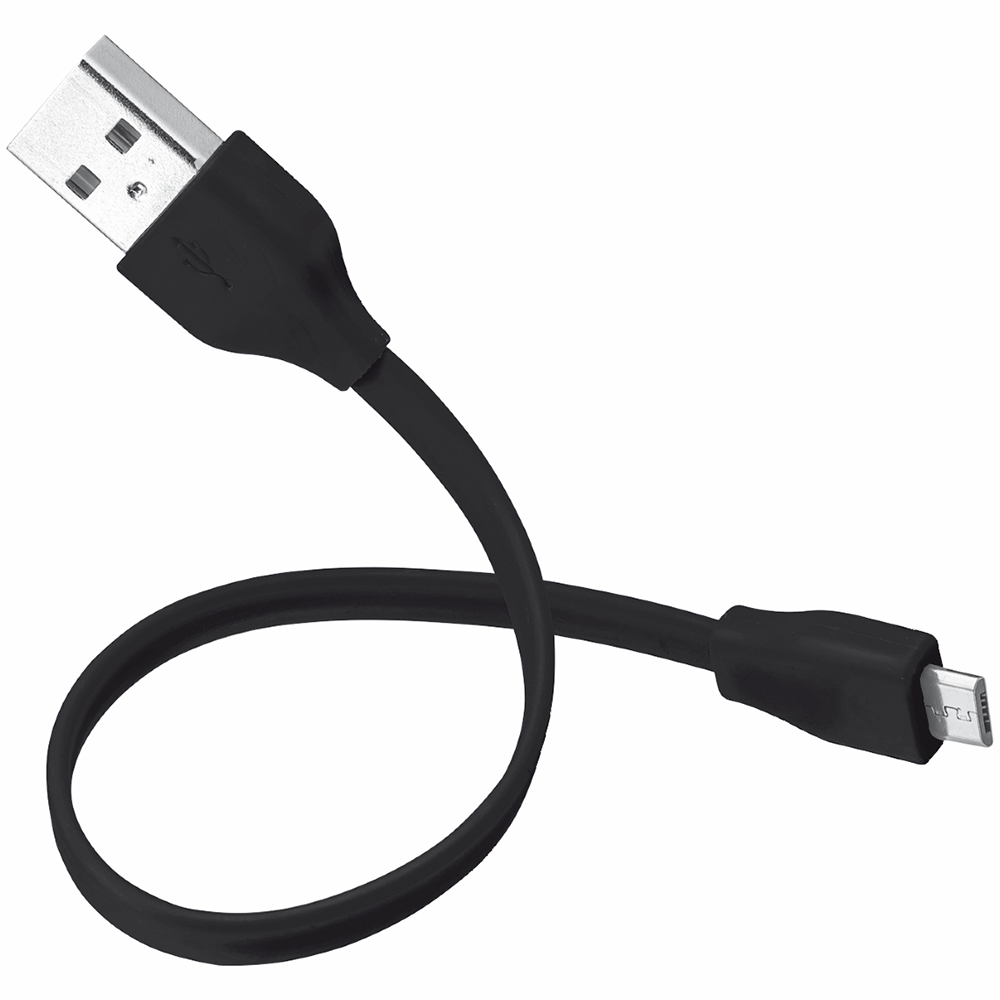 Кабель TRUST URBAN FLAT MICRO-USB CABLE 20cm Black (20139) Тип USB - micro-USB